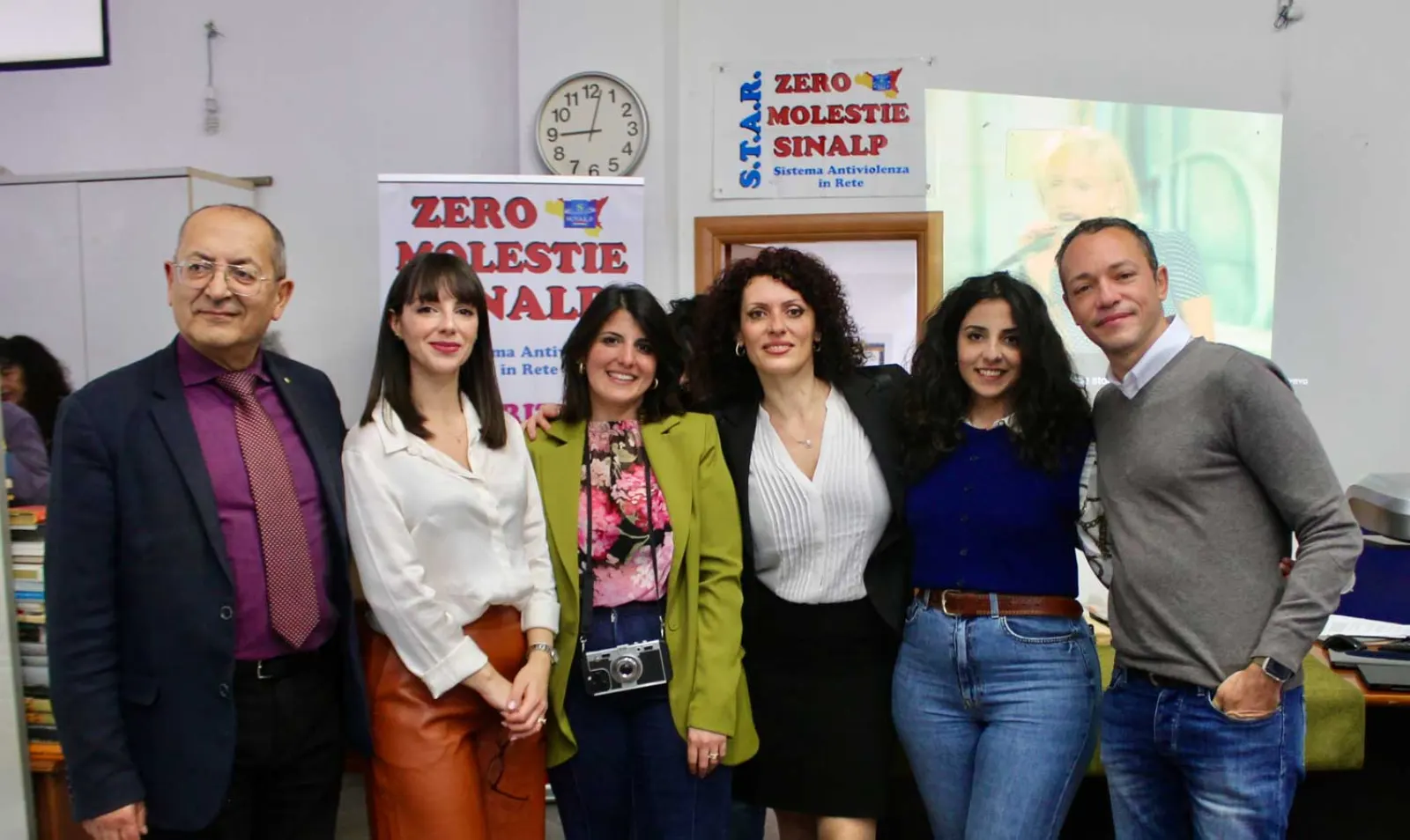 Il gruppo di Libera il Cambiamento a un incontro nella sede Sinalp di Palermo